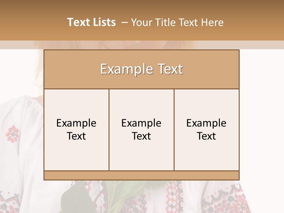 Studio Wear Costume PowerPoint Template