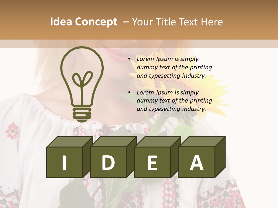 Studio Wear Costume PowerPoint Template