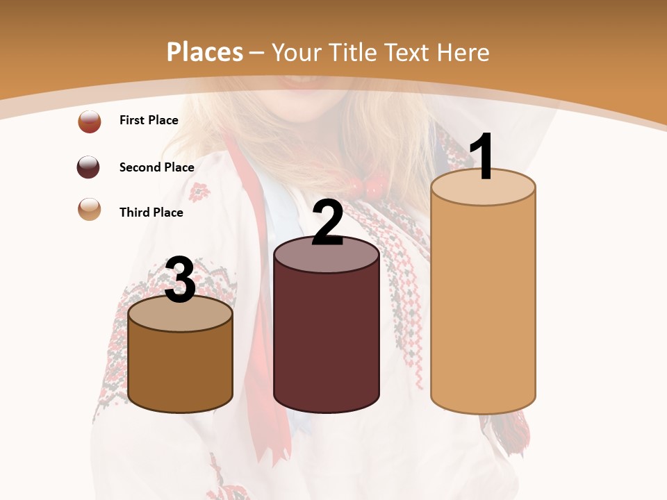 Female Europe Elegant PowerPoint Template