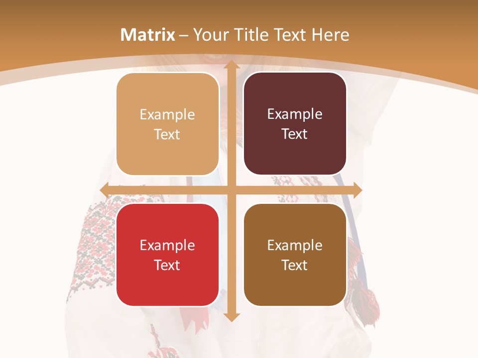 Female Europe Elegant PowerPoint Template