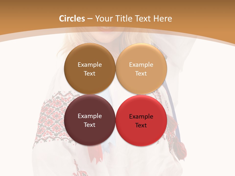 Female Europe Elegant PowerPoint Template