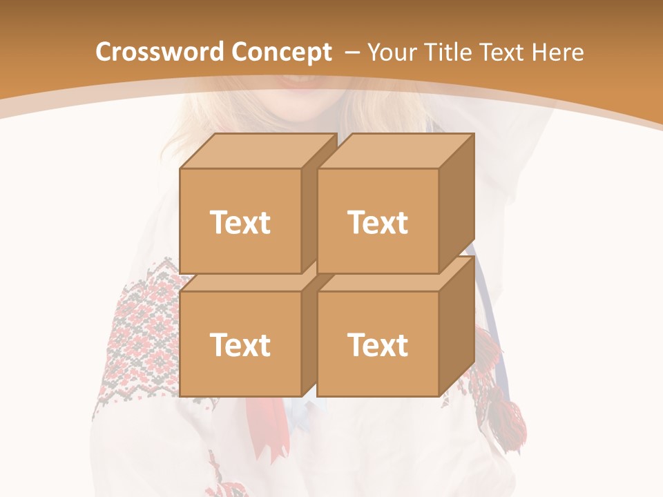 Female Europe Elegant PowerPoint Template