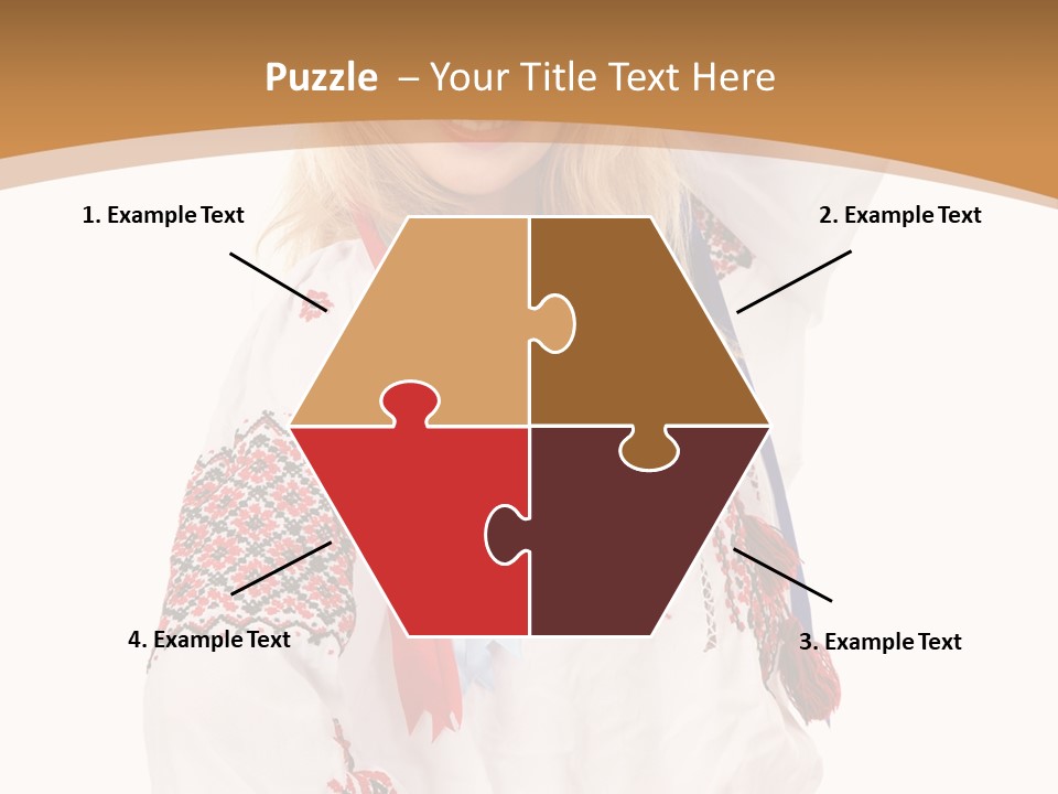 Female Europe Elegant PowerPoint Template