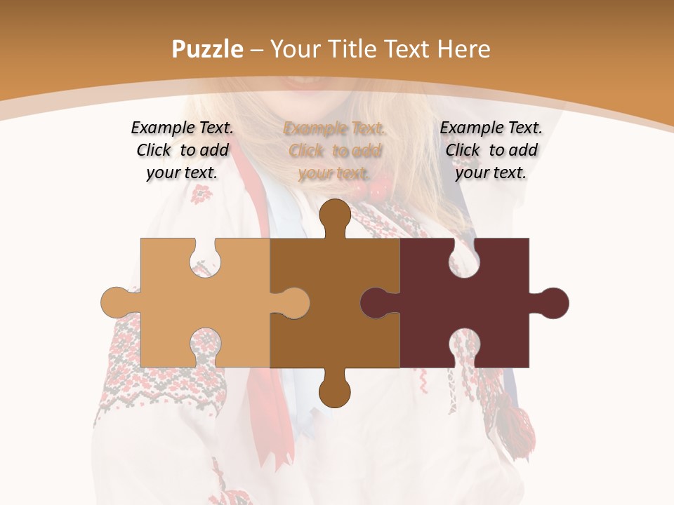 Female Europe Elegant PowerPoint Template