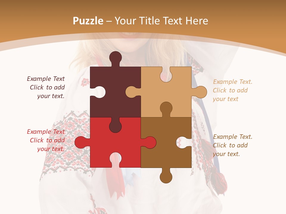 Female Europe Elegant PowerPoint Template