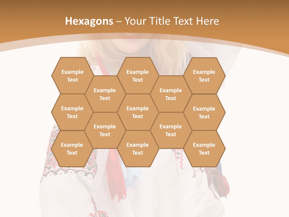 Female Europe Elegant PowerPoint Template