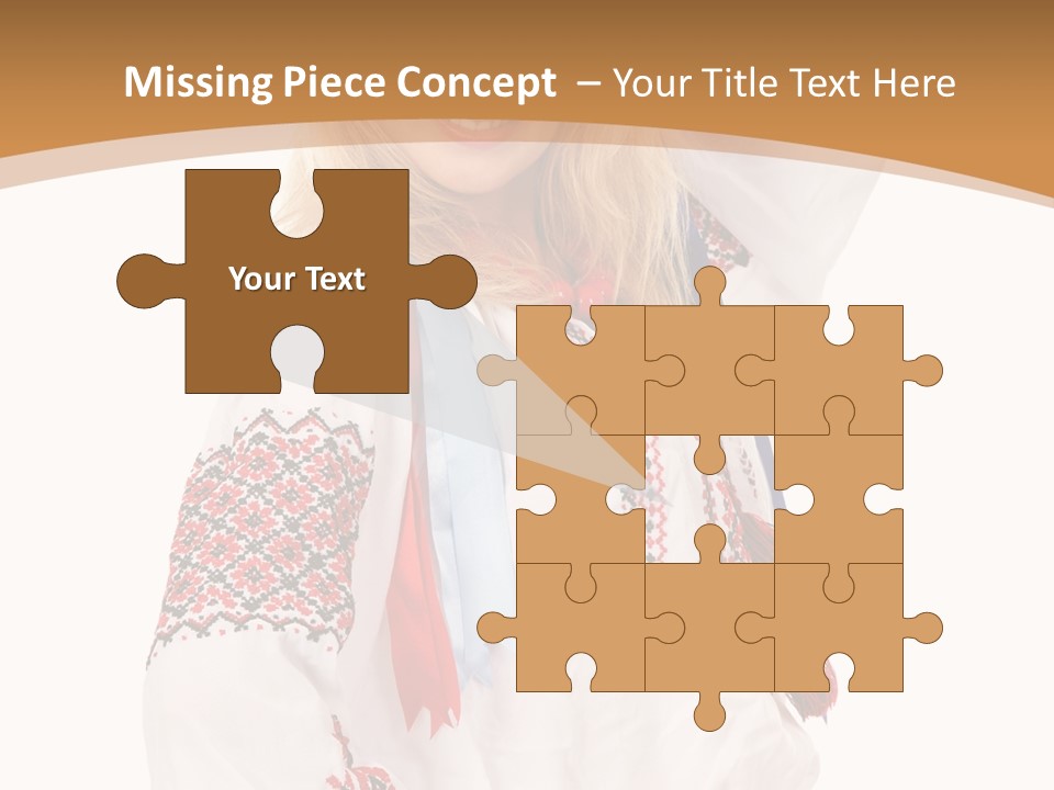 Female Europe Elegant PowerPoint Template