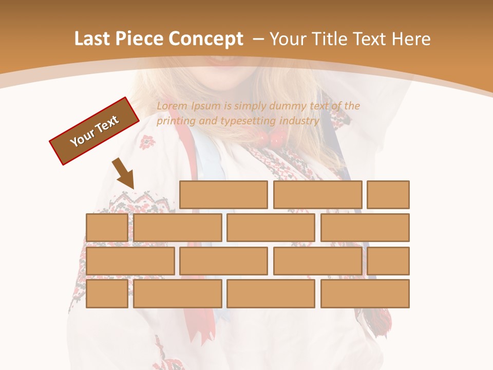 Female Europe Elegant PowerPoint Template