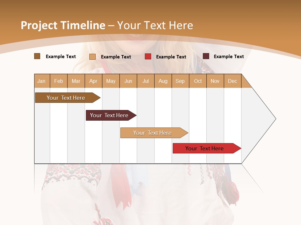 Female Europe Elegant PowerPoint Template
