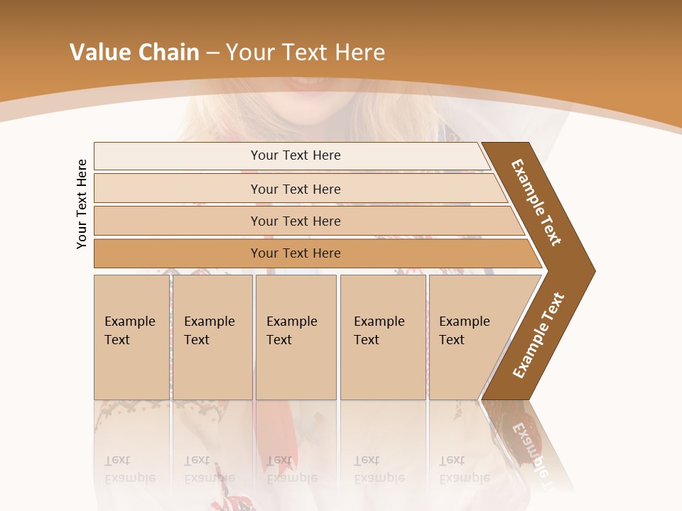 Female Europe Elegant PowerPoint Template