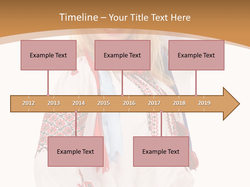 Female Europe Elegant PowerPoint Template