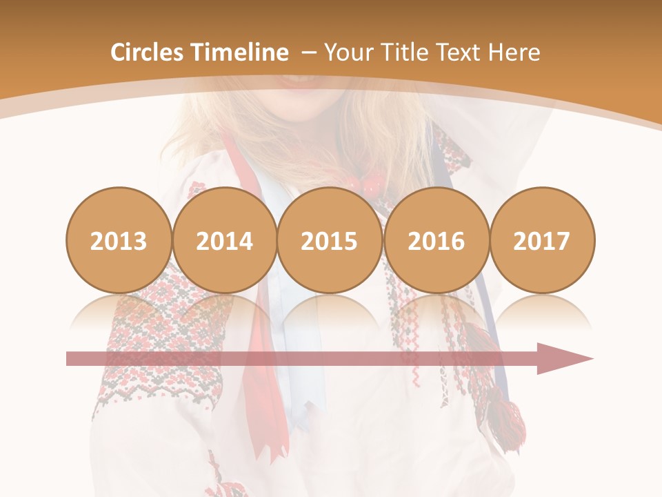 Female Europe Elegant PowerPoint Template