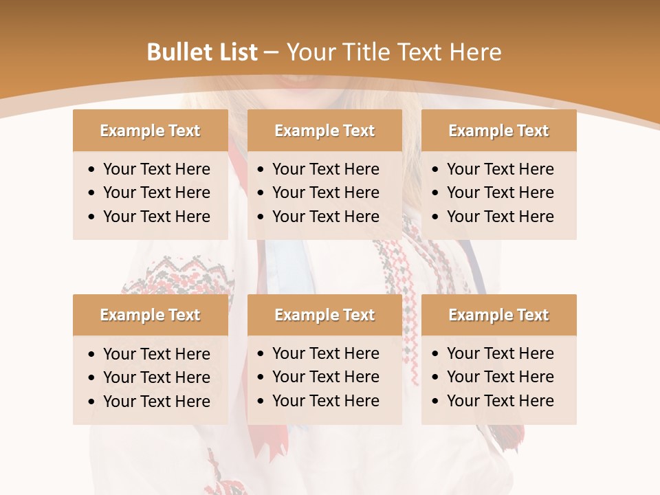 Female Europe Elegant PowerPoint Template