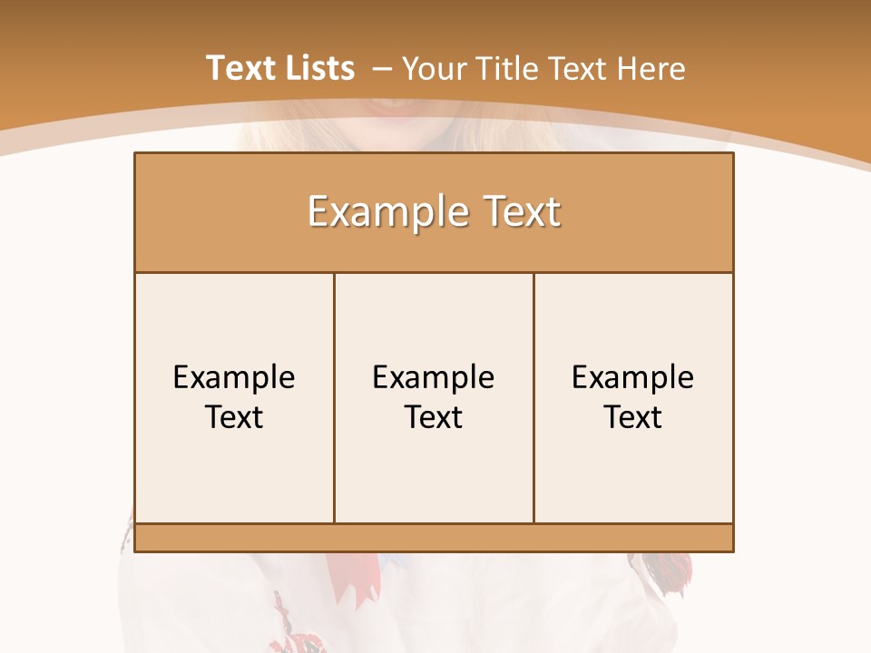 Female Europe Elegant PowerPoint Template