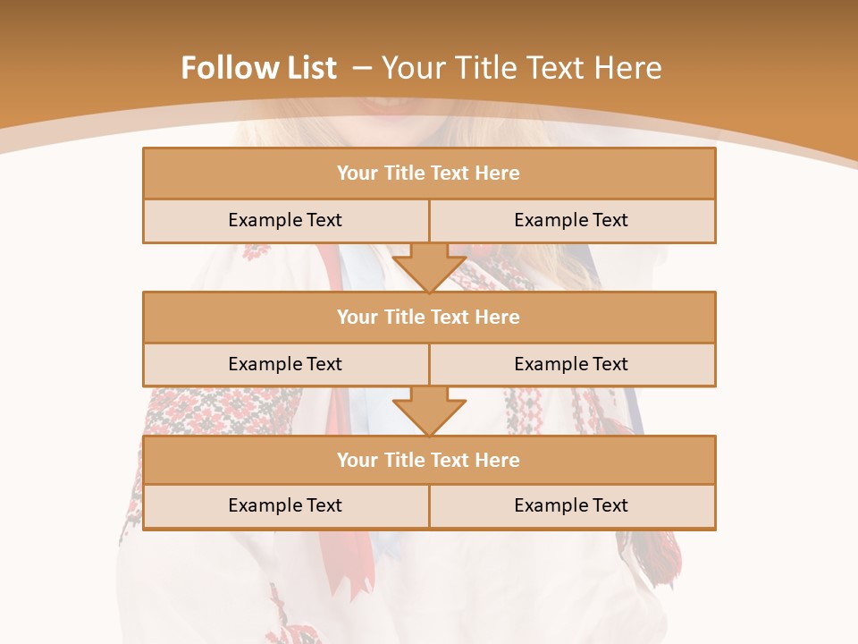 Female Europe Elegant PowerPoint Template