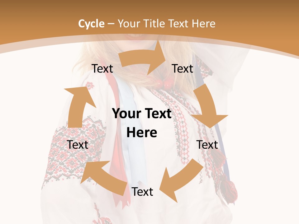 Female Europe Elegant PowerPoint Template