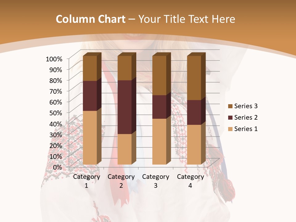 Female Europe Elegant PowerPoint Template