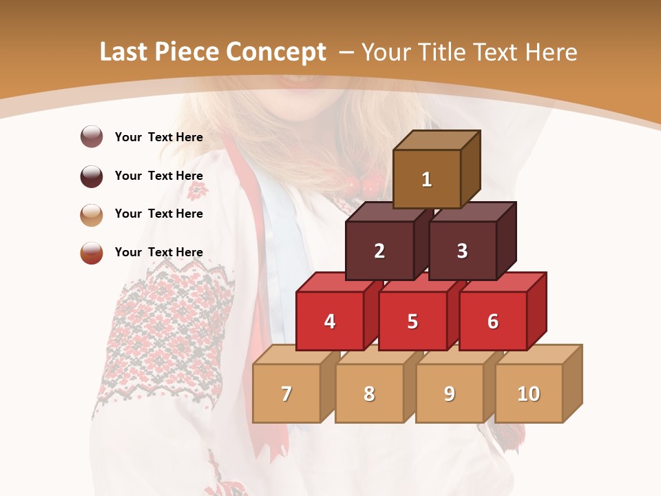 Female Europe Elegant PowerPoint Template