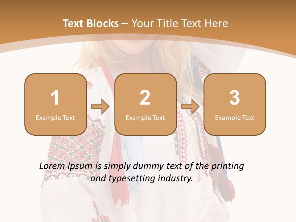 Female Europe Elegant PowerPoint Template