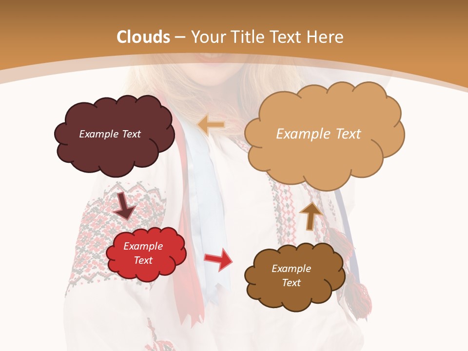 Female Europe Elegant PowerPoint Template