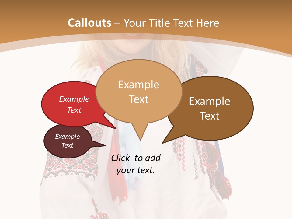 Female Europe Elegant PowerPoint Template