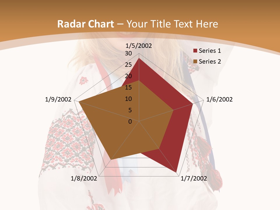 Female Europe Elegant PowerPoint Template