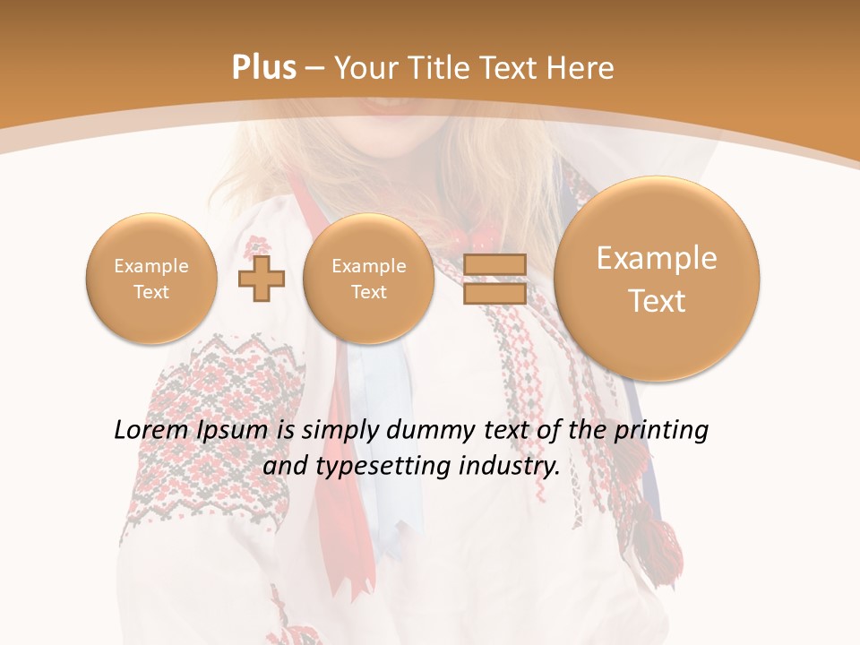 Female Europe Elegant PowerPoint Template