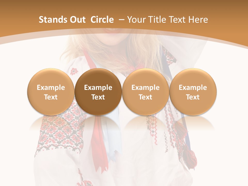 Female Europe Elegant PowerPoint Template