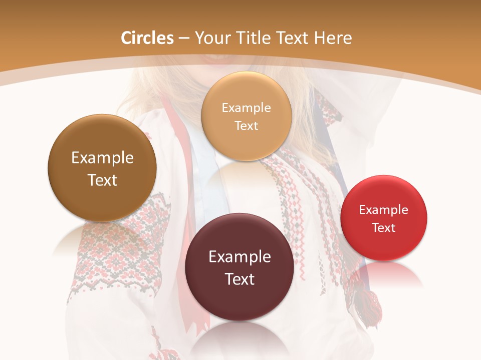 Female Europe Elegant PowerPoint Template