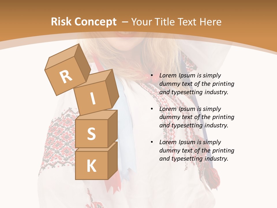 Female Europe Elegant PowerPoint Template