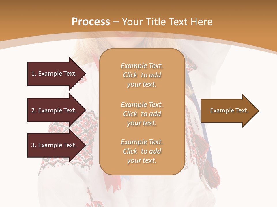 Female Europe Elegant PowerPoint Template