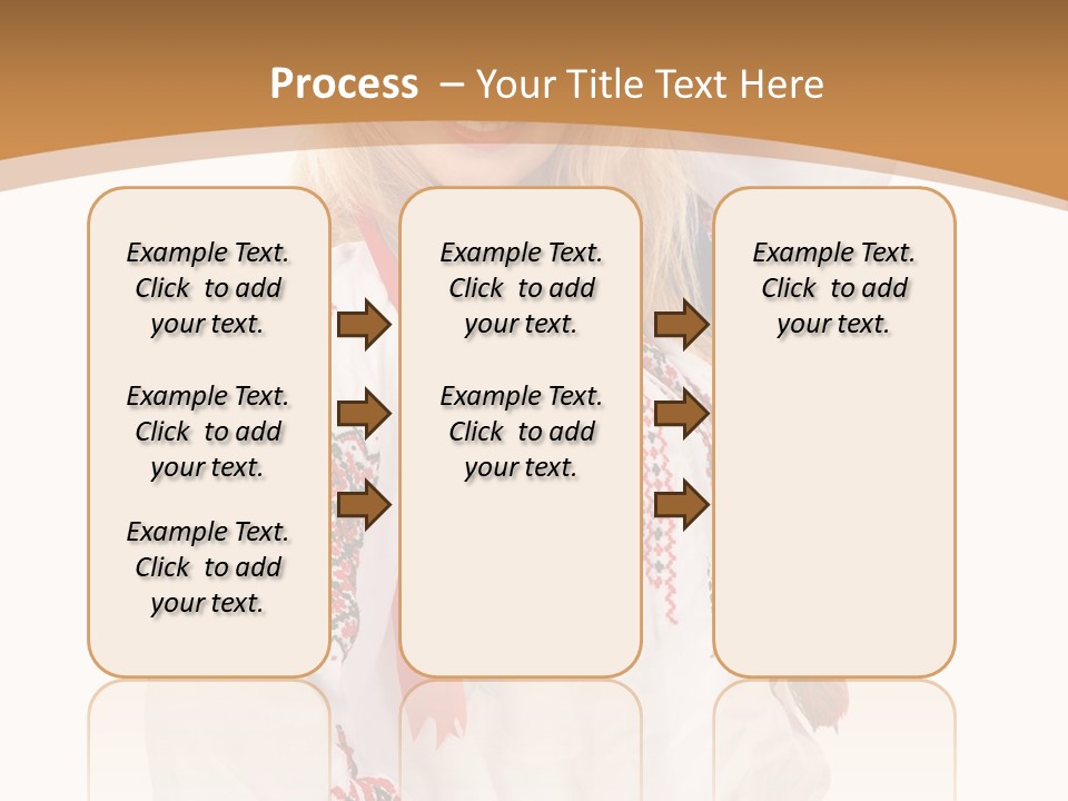 Female Europe Elegant PowerPoint Template
