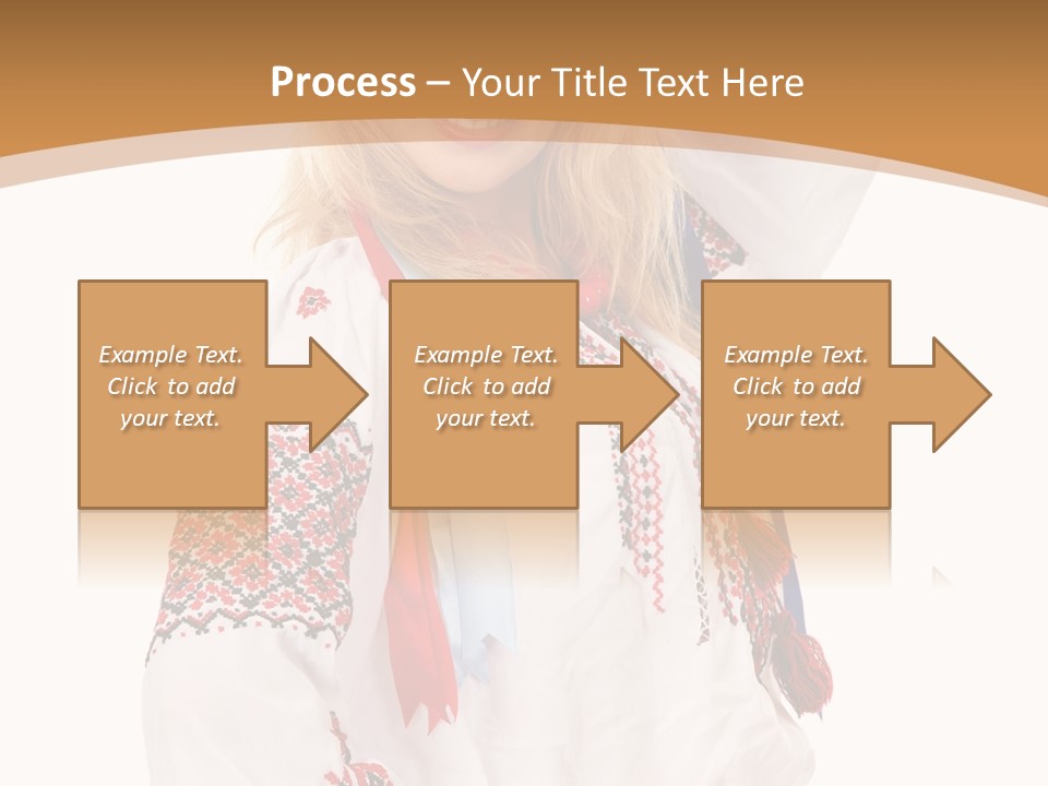 Female Europe Elegant PowerPoint Template