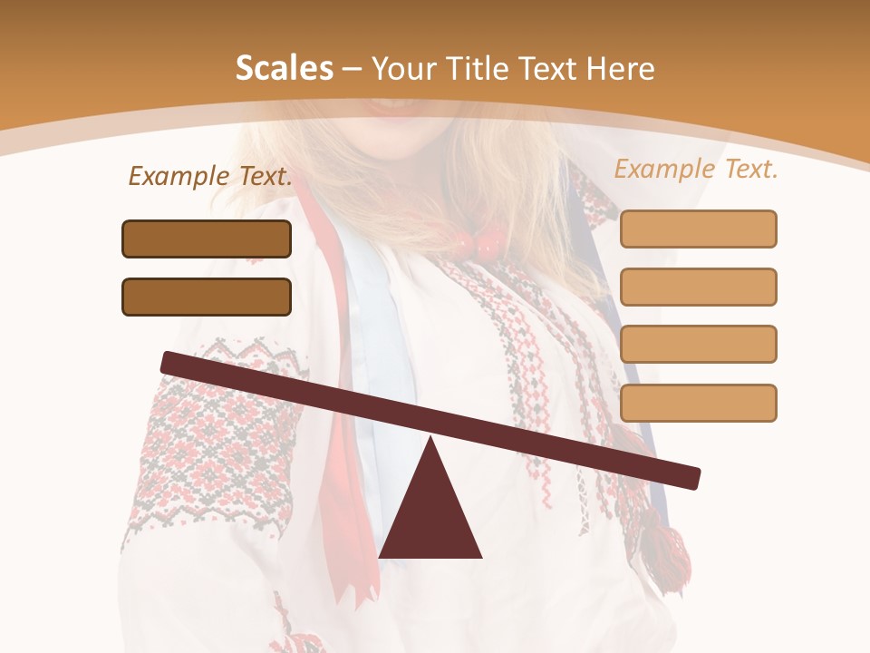 Female Europe Elegant PowerPoint Template