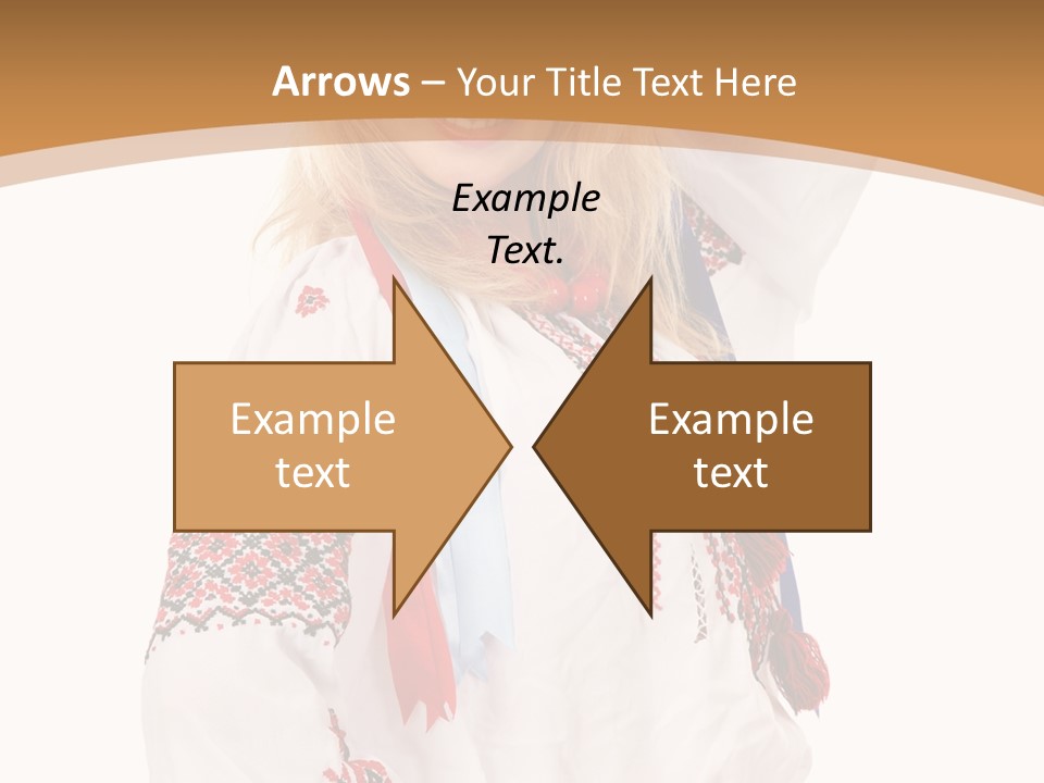 Female Europe Elegant PowerPoint Template