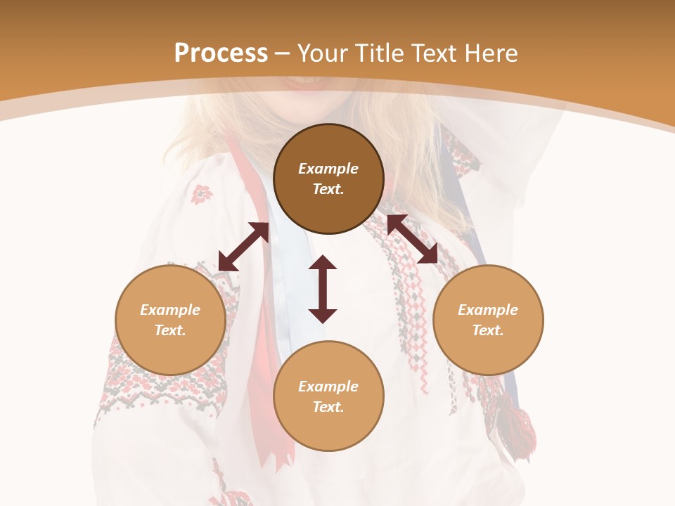 Female Europe Elegant PowerPoint Template