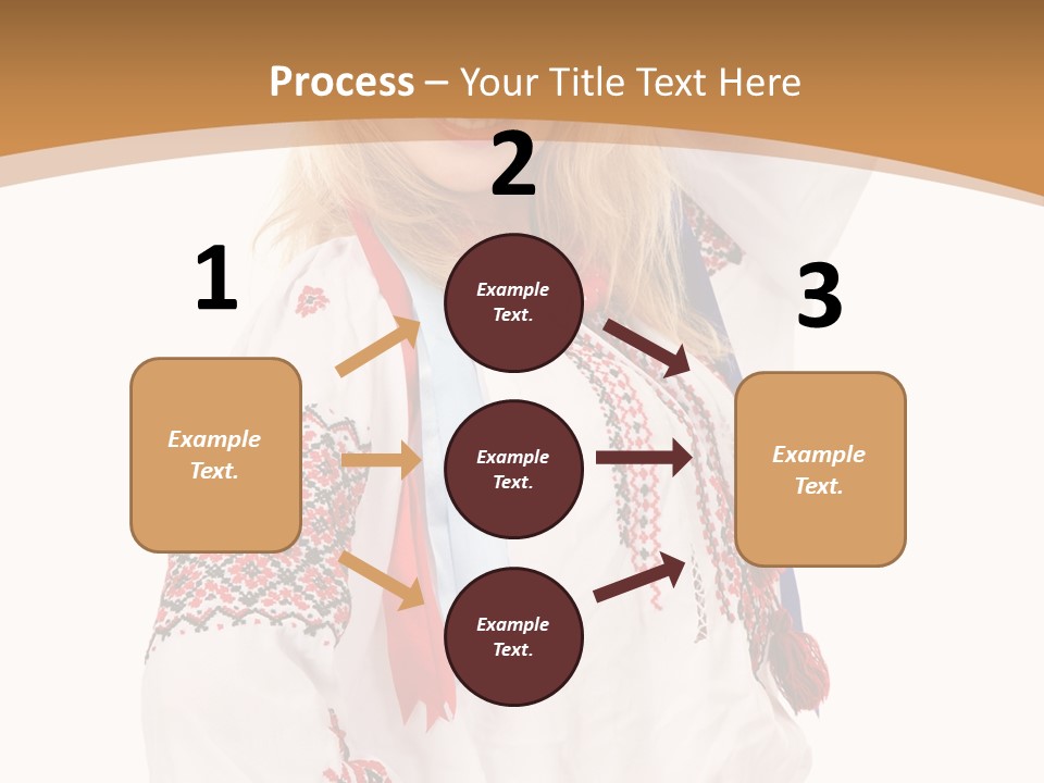 Female Europe Elegant PowerPoint Template