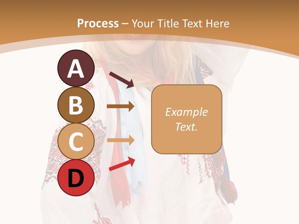 Female Europe Elegant PowerPoint Template