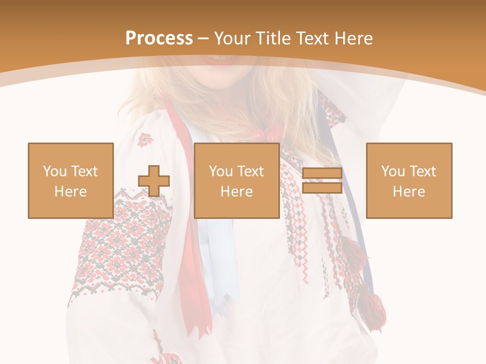 Female Europe Elegant PowerPoint Template