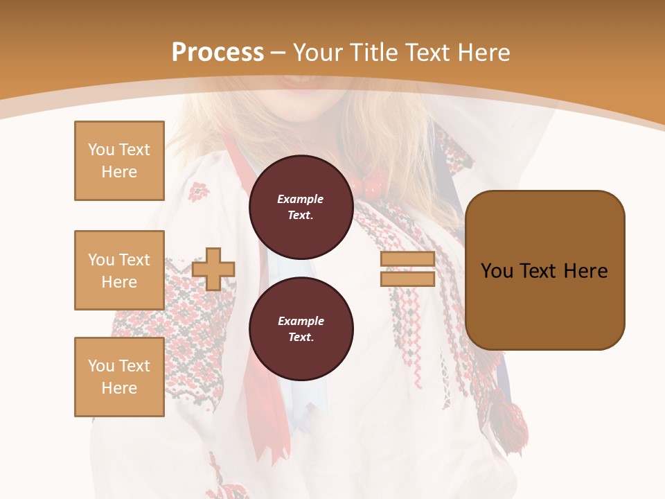 Female Europe Elegant PowerPoint Template