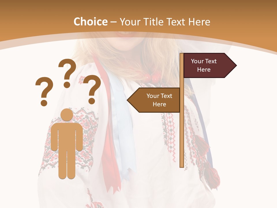 Female Europe Elegant PowerPoint Template