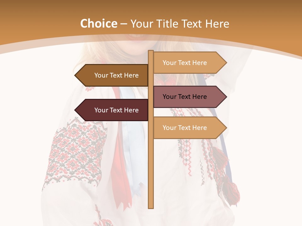 Female Europe Elegant PowerPoint Template