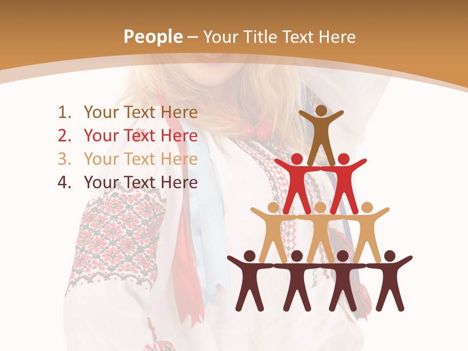 Female Europe Elegant PowerPoint Template