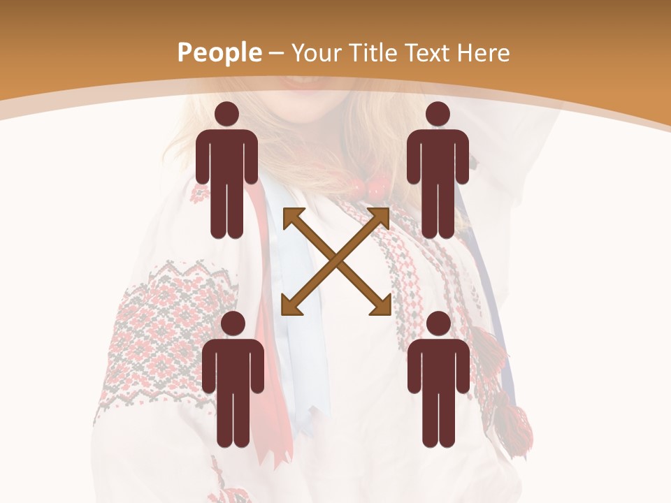 Female Europe Elegant PowerPoint Template