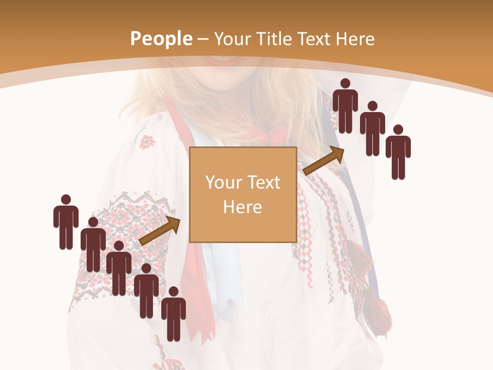 Female Europe Elegant PowerPoint Template