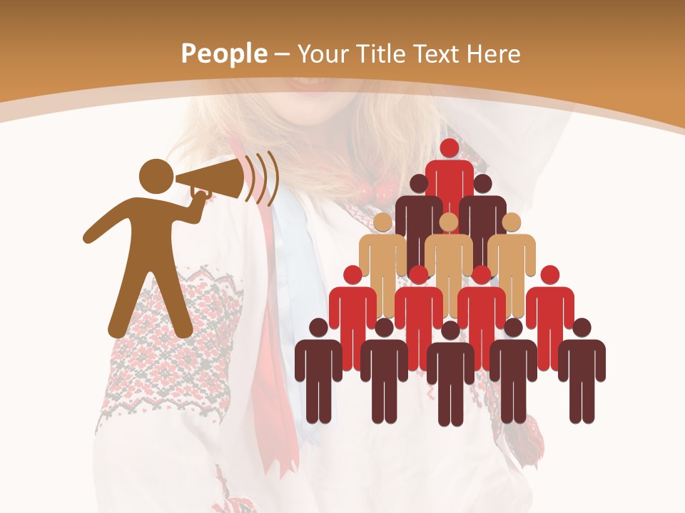 Female Europe Elegant PowerPoint Template