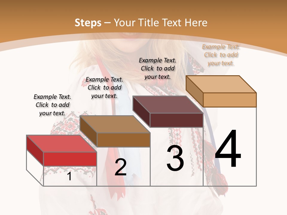 Female Europe Elegant PowerPoint Template