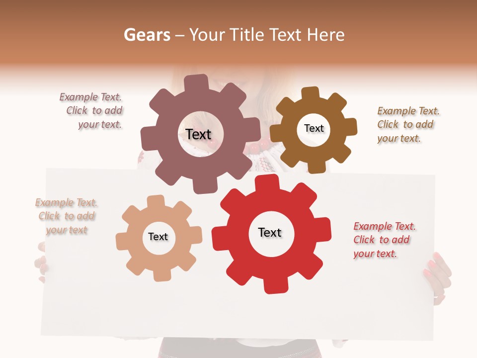 Woman Decoration Fashion PowerPoint Template