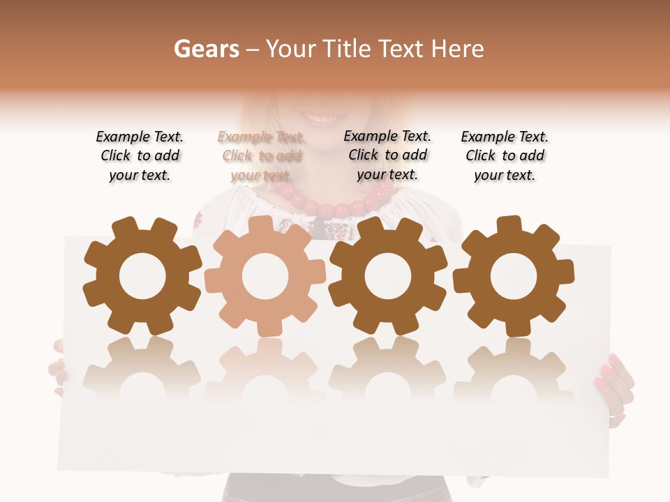 Woman Decoration Fashion PowerPoint Template