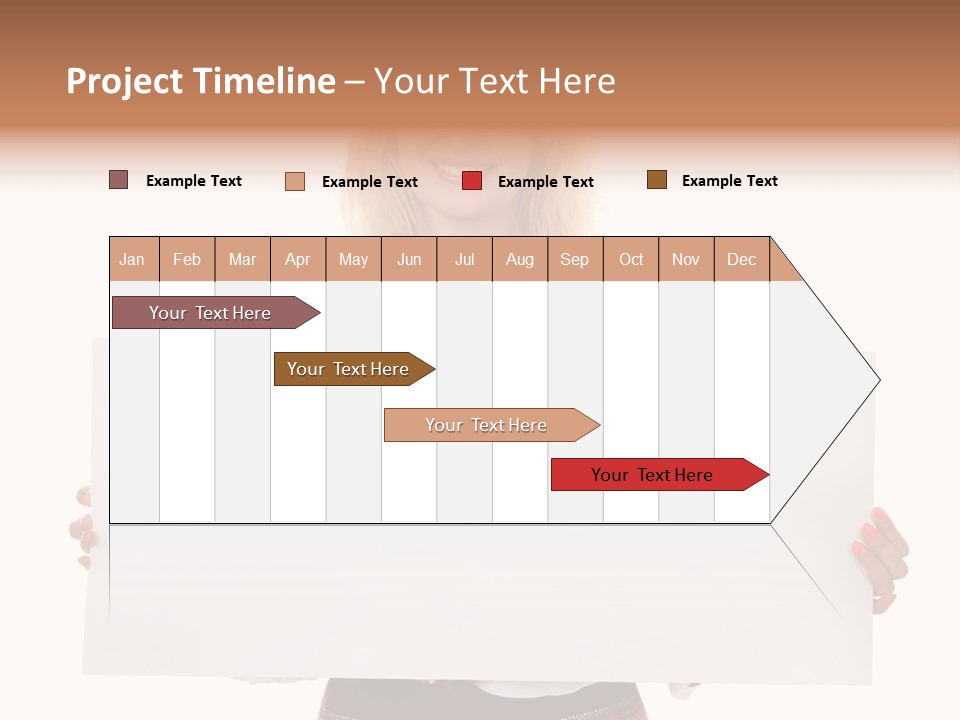 Woman Decoration Fashion PowerPoint Template